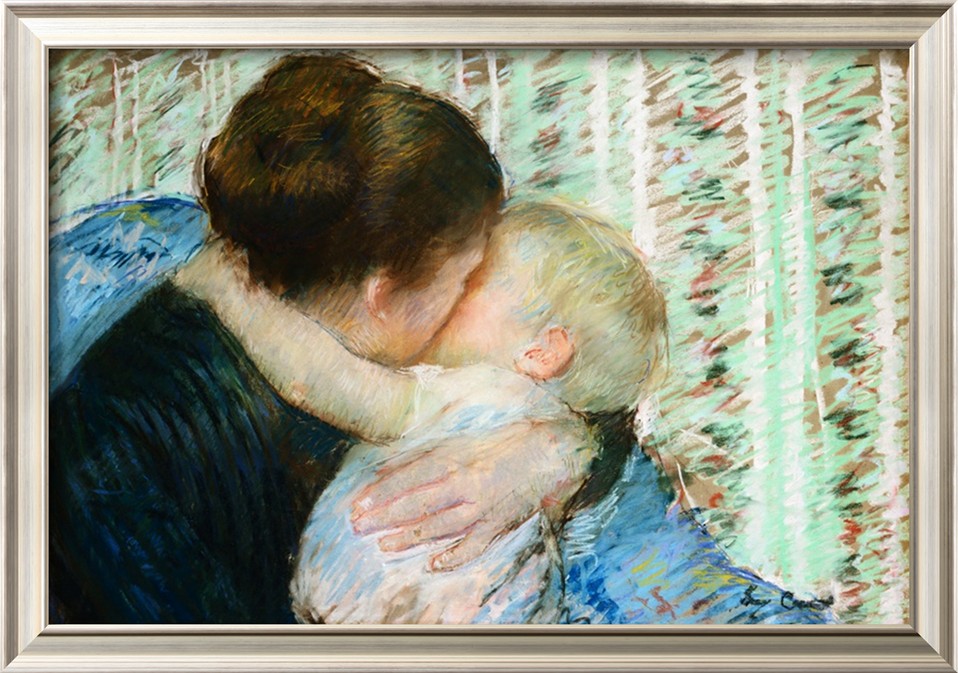 A Goodnight Hug - Mary Cassatt Painting on Canvas